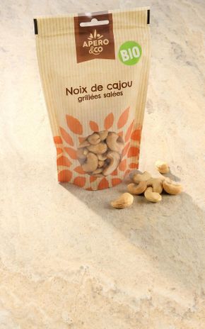Les Noix de cajou grillées et salées BIO