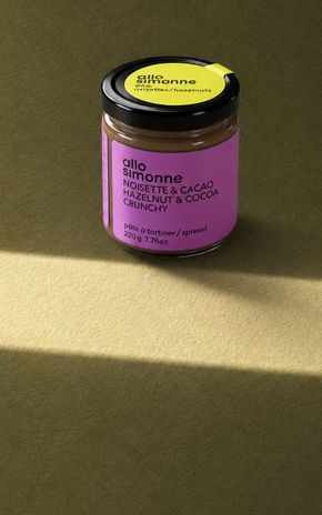 La Pâte à tartiner noisette et cacao crunchy "Allo Simonne"