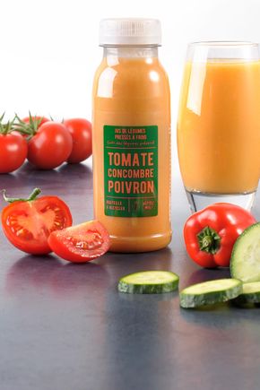 Le Pur jus tomate, concombre et poivron