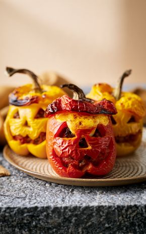 Les Poivrons farcis au bœuf