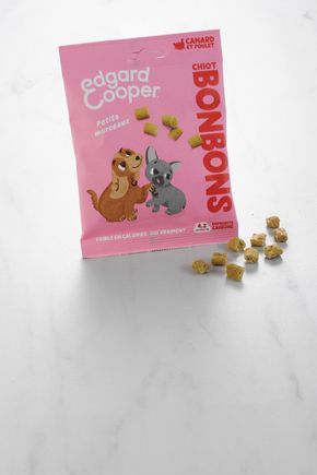 Les Bonbons au canard et poulet pour chiot "Edgard & Cooper"