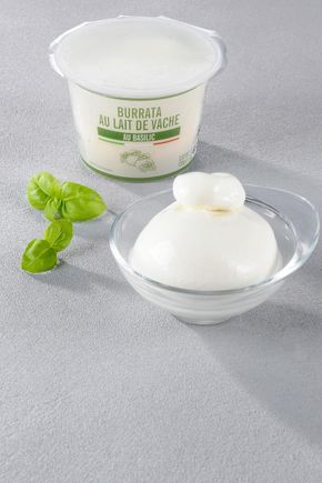 La Burrata au basilic