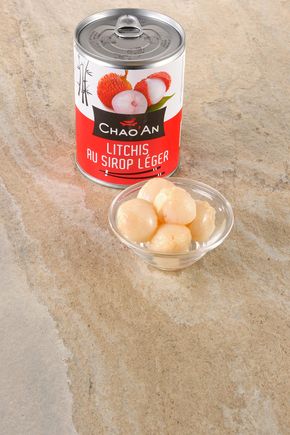 Les Litchis au sirop
