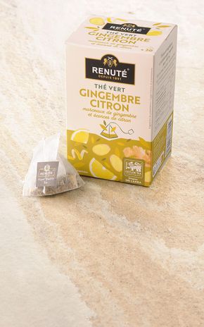 Le Thé vert gingembre et citron