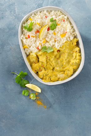 Le Curry de thon au lait de coco et  son riz