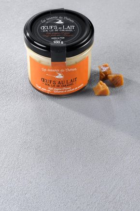 Les Œufs  au lait sur lit de caramel