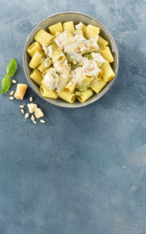 Les Pâtes sauce pesto