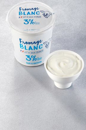 Le Fromage blanc frais onctueux 3%