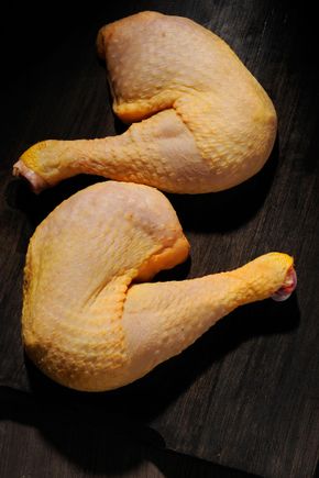Les Cuisses de poulet fermier jaune Label Rouge