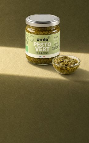 La Sauce pesto vert basilic BIO "Omie"