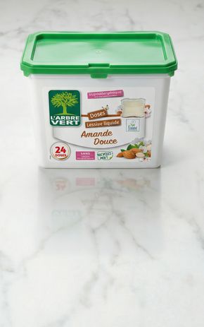 Les Doses de lessive amande douce "Arbre vert"
