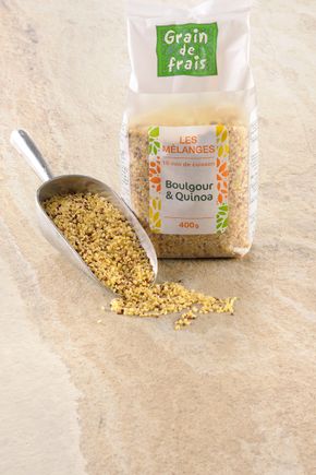 Le Mélange boulgour et quinoa