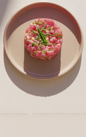 Le Tartare de thon au tarama
