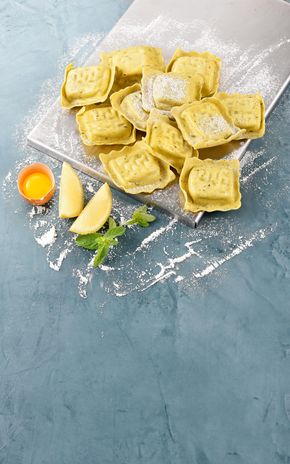 Les Raviolis ricotta menthe et citron