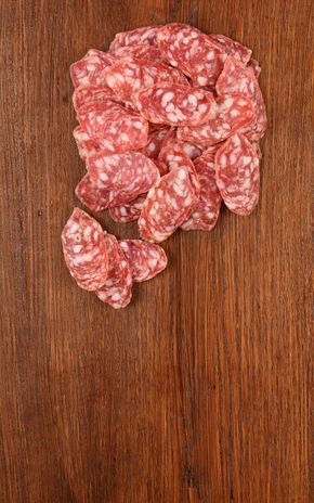 Le Saucisson sec tranché