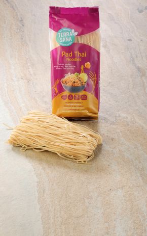 Les Nouilles Pad Thaï de riz brun BIO