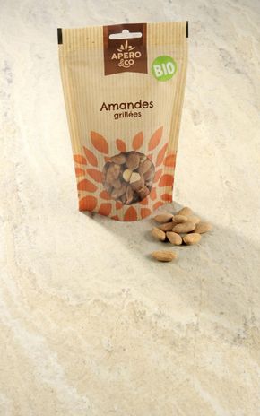 Les Amandes grillées salées BIO