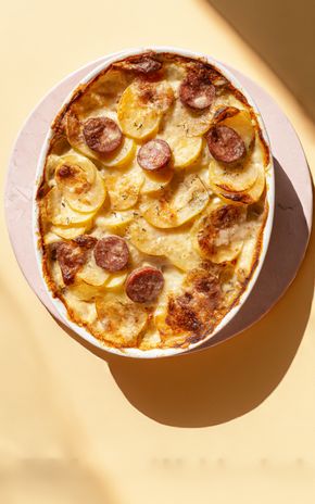 Gratin franc-comtois à la cancoillotte