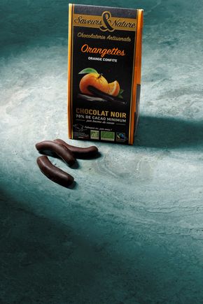 Les Orangettes confites au chocolat noir BIO