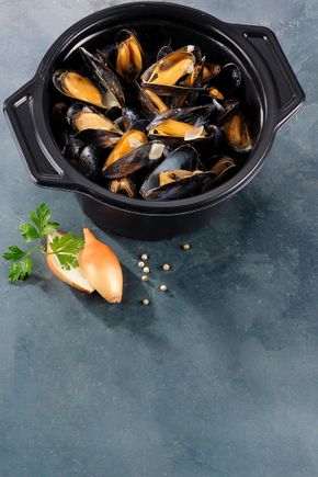 Les Moules coquillées à la crème d'Isigny AOP