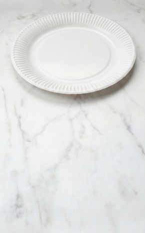Les Assiettes blanches en carton compostable