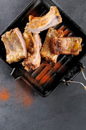 Les Ribs de porc cuits à basse température