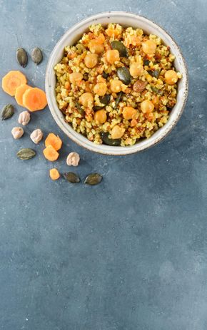 La Salade de quinoa, patate douce et betterave