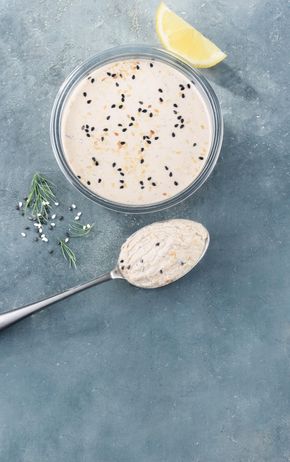 Le Fromage frais au thon au citron et aneth