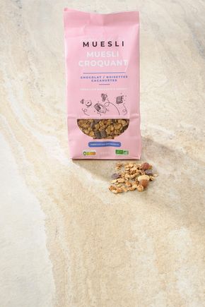 Le Muesli chocolat noisettes cacahuètes BIO