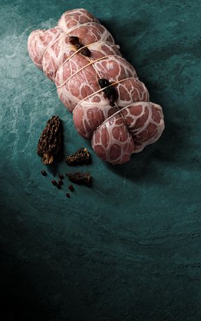 Le Rôti de veau farci aux morilles