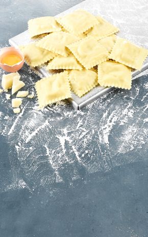 Les Ravioli alla carbonara
