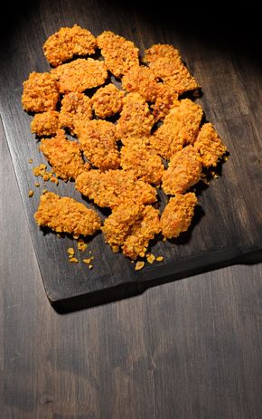 Les Bouchées crus de poulet au paprika