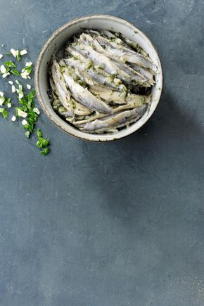 Le Filet d'anchois à l'ail et au persil