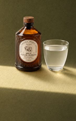 Le Sirop saveur fleur de sureau brut BIO