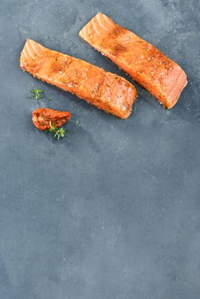 Les 2 Pavés de saumon à la Provencale