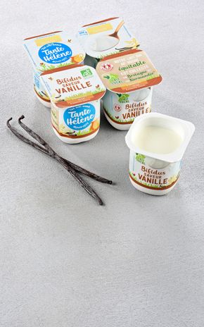 Les Yaourts bifidus saveur vanille BIO