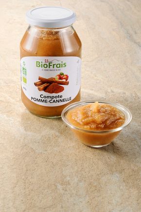 La Compote pomme cannelle BIO