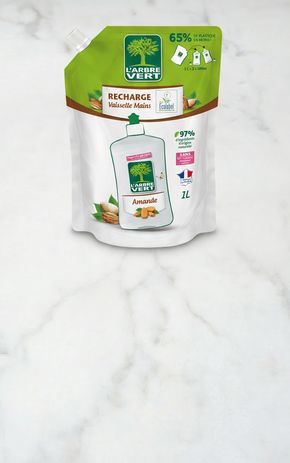 Le Recharge liquide vaisselle amande "Arbre vert"