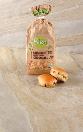 Les Briochettes aux pépites de chocolat au lait BIO
