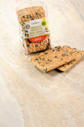 Les Crackers fromage et graines BIO