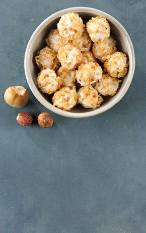 Les Billes de chèvre cœur de miel et noisette