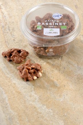 Les Rochers cacahuètes chocolat au lait BIO