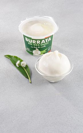 La Burrata à l'ail des ours