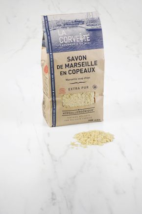 Le Sachet de savon de Marseille en copeaux extra pur "La Corvette"