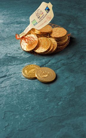 Les Pièces en chocolat au lait de riz sans lactose