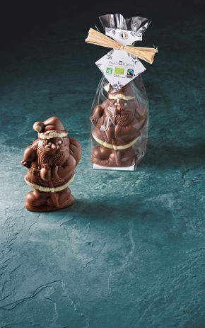 Le Père Noël au chocolat au lait BIO