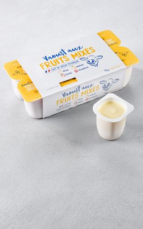 Les Yaourts aux fruits mixés