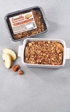 Le Crumble pomme caramel
