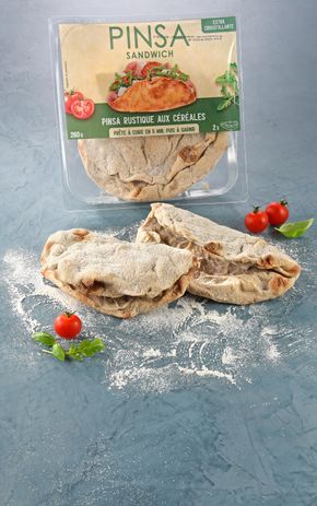 La Pinsa rustique sandwich  aux céréales