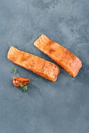 Les 2 Pavés de saumon à la Provencale